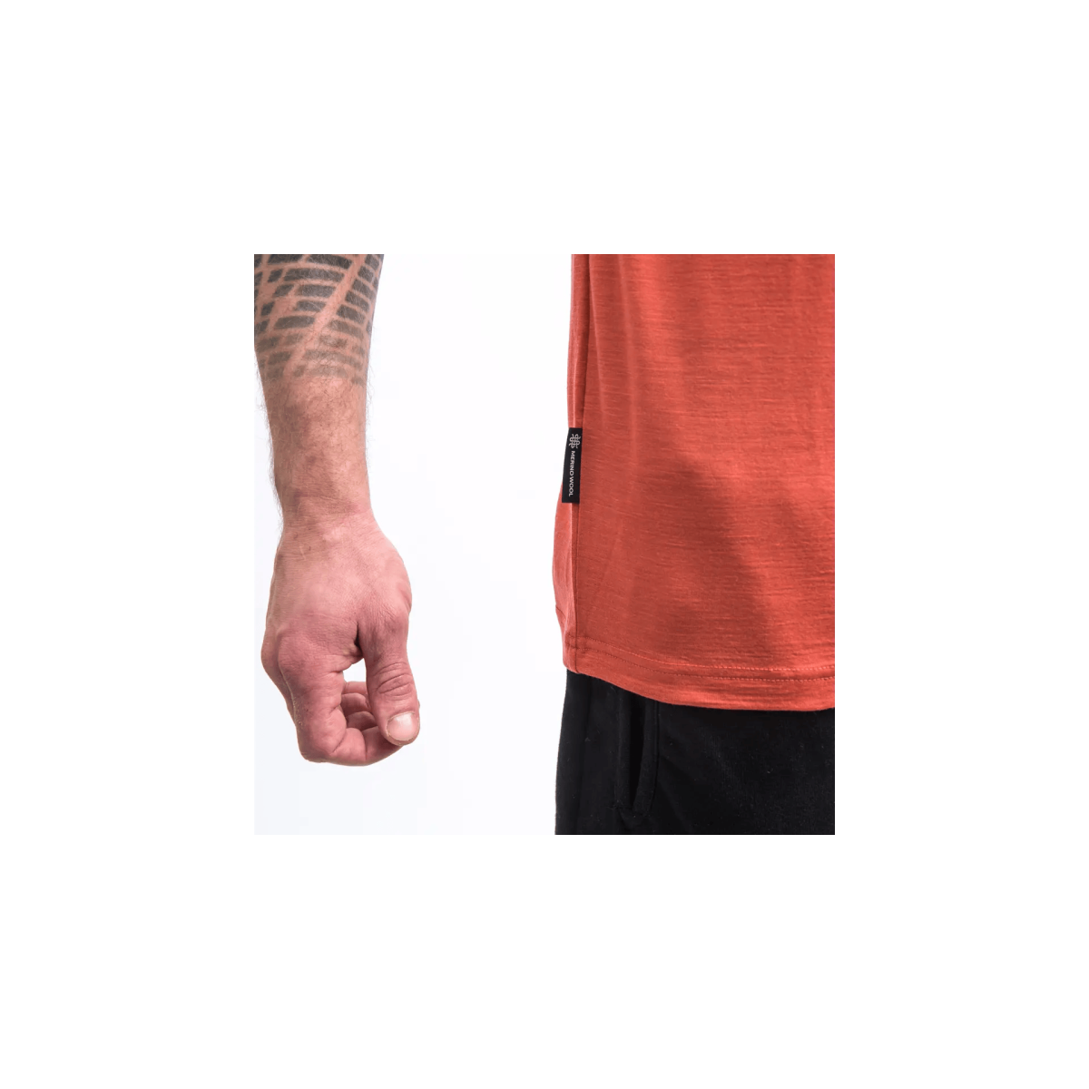 Мъжка мерино тениска ACTIVE SUNRIS terracotta SENSOR - изглед 4 - Extreme-bg.com Мъжка мерино тениска ACTIVE SUNRIS terracotta SENSOR - изглед 4