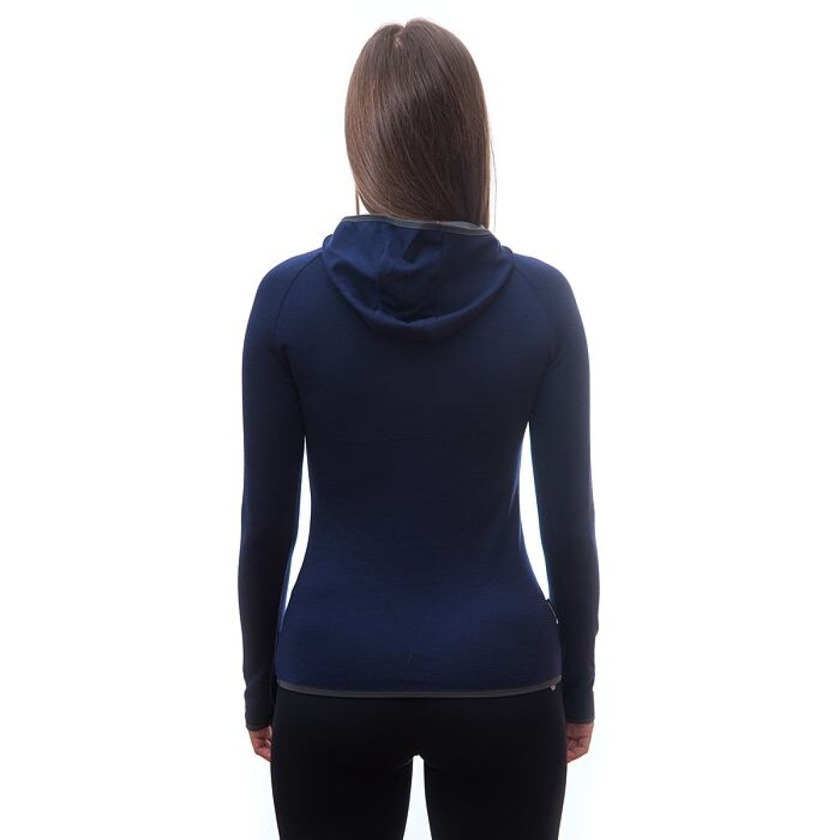 Дамски мерино суичър с полар MERINO UPPER Arrows deep blue SENSOR - изглед 5 - Extreme-bg.com Дамски мерино суичър с полар MERINO UPPER Arrows deep blue SENSOR - изглед 5