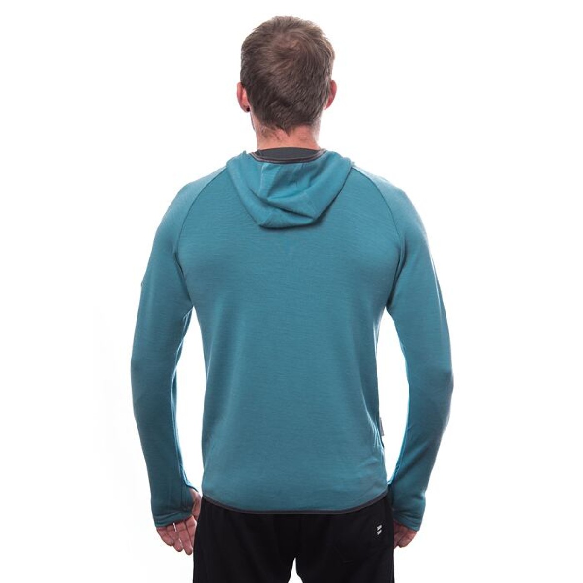 Мъжки мерино суичър с полар MERINO UPPER outdoors mint blue SENSOR - изглед 5 - Extreme-bg.com Мъжки мерино суичър с полар MERINO UPPER outdoors mint blue SENSOR - изглед 5