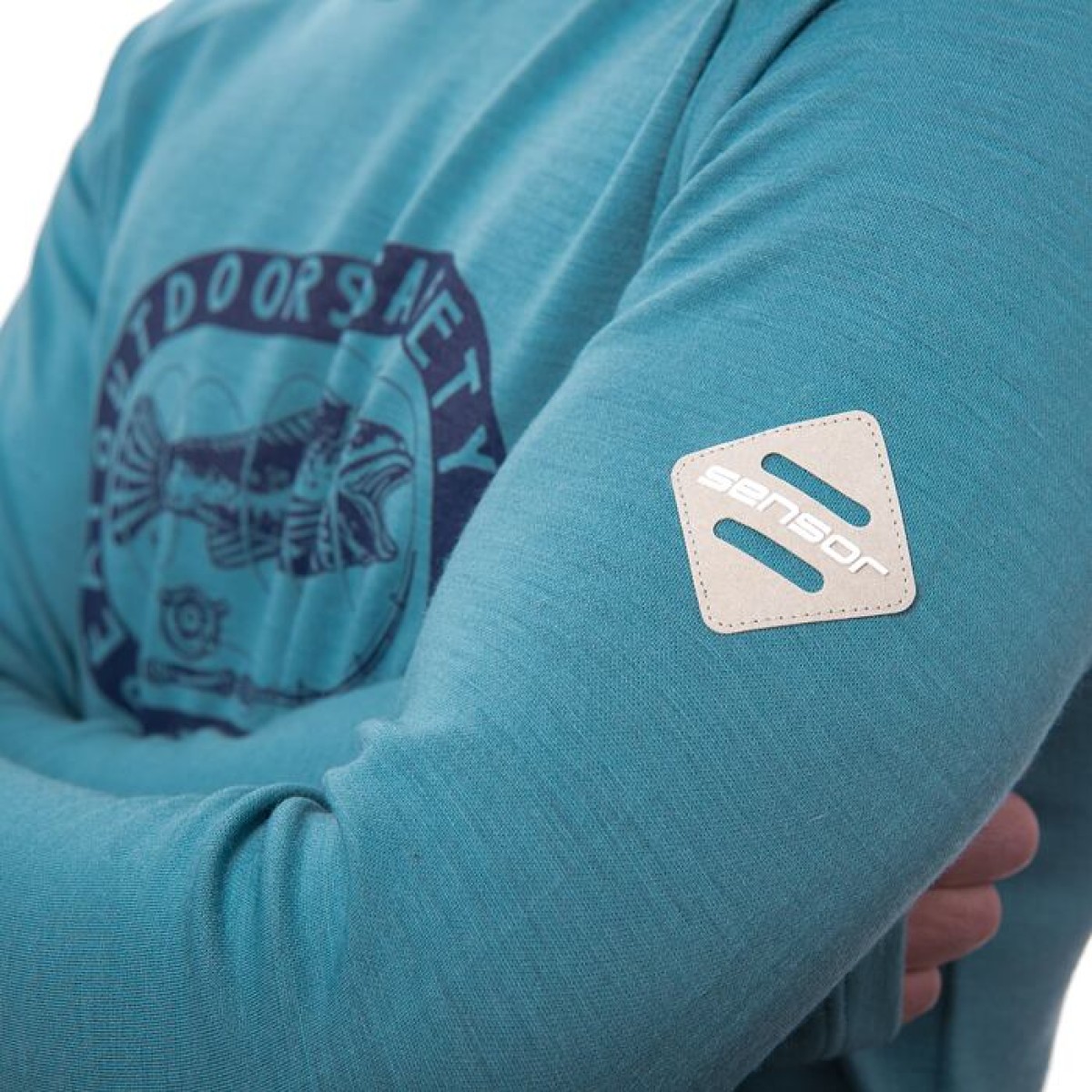 Мъжки мерино суичър с полар MERINO UPPER outdoors mint blue SENSOR - изглед 6 - Extreme-bg.com Мъжки мерино суичър с полар MERINO UPPER outdoors mint blue SENSOR - изглед 6