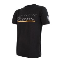Мъжка мерино тениска RJ Everest BLK - Extreme-bg.com Мъжка мерино тениска RJ Everest BLK