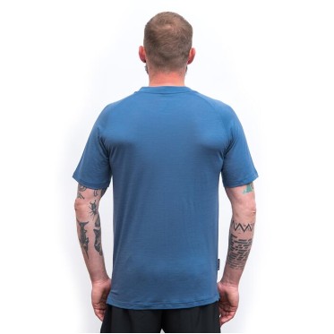 Man's T-shirt Earth riviera blue SENSOR - view 4