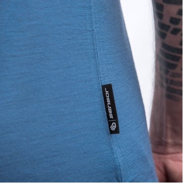Man's T-shirt Earth riviera blue SENSOR - view 6