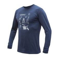Мъжка мерино тениска с дълъг ръкав MERINO ACTIVE Outside deep blue - Extreme-bg.com Мъжка мерино тениска с дълъг ръкав MERINO ACTIVE Outside deep blue