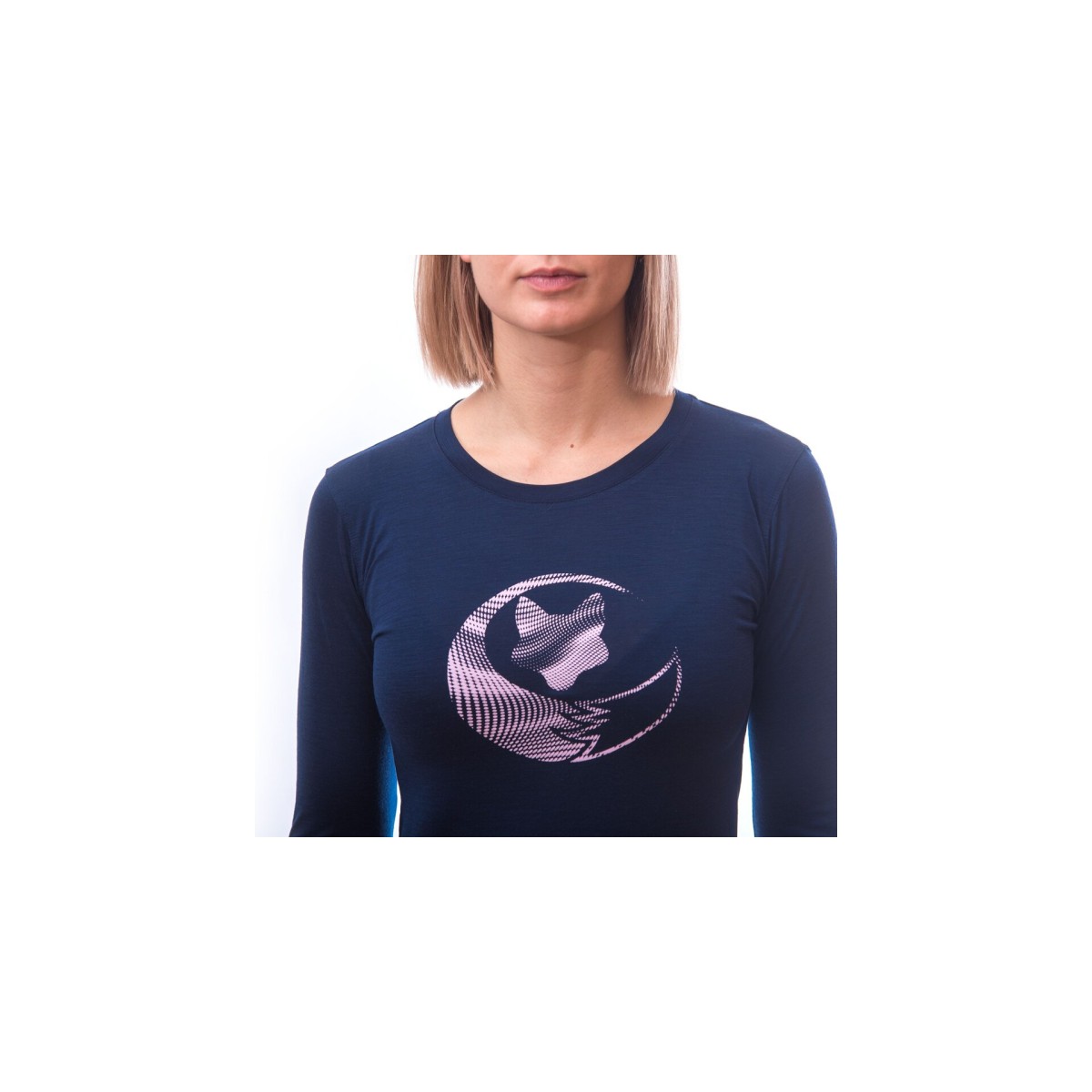 Дамска мерино тениска MERINO ACTIVE PT FOX deep blue SENSOR - изглед 2