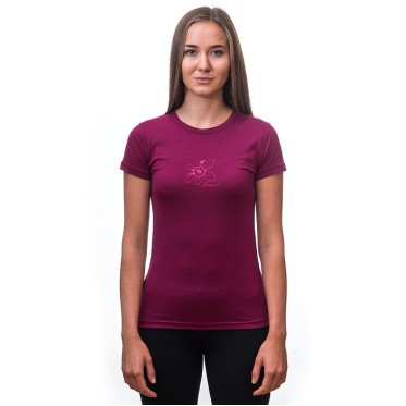 Дамска мерино тениска ACTIVE ORCHID LIL SENSOR - изглед 3