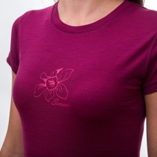 Дамска мерино тениска ACTIVE ORCHID LIL SENSOR - изглед 3