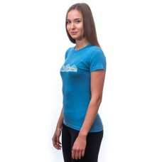 Дамска мерино тениска ACTIVE MOUNTAINS BLU SENSOR - изглед 6