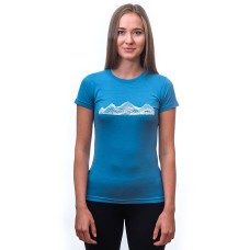 Дамска мерино тениска ACTIVE MOUNTAINS BLU SENSOR - изглед 5