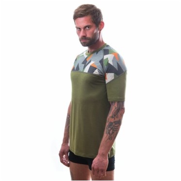 Man's T-shirt MERINO IMPRESS tee ss SAF M SENSOR - view 3