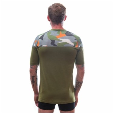 Man's T-shirt MERINO IMPRESS tee ss SAF M SENSOR - view 5