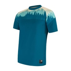 Men’s Cooling Sports T-Shirt Sensor Coolmax Impress Saphire/Trees