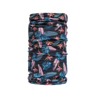 Мерино бандана MERINO IMPRESS tube blk/floral