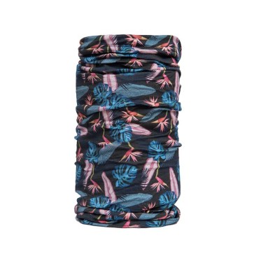 Мерино бандана MERINO IMPRESS tube blk/floral SENSOR - изглед 1