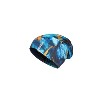 Спортна шапка Sensor Merino Impress Blue Universe – 100% Мериносова вълна