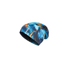 Спортна шапка Sensor Merino Impress Blue Universe – 100% Мериносова вълна